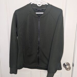 Mercer+Mettle Olive Green Zip-Up Jacket